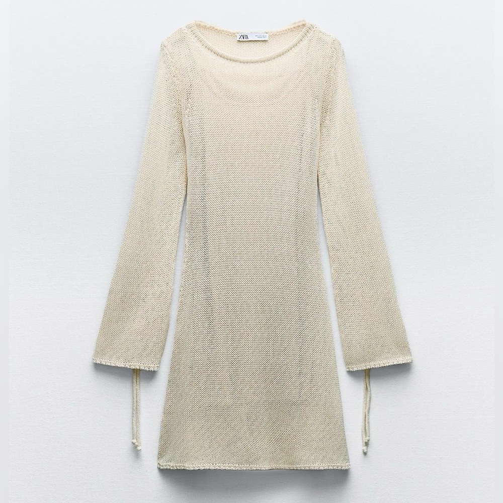 Zara Crochet Mini Dress